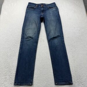 Aviator USA Mens Slim Straight Leg Jeans Blue Medium Wash Size 31 Made in USA